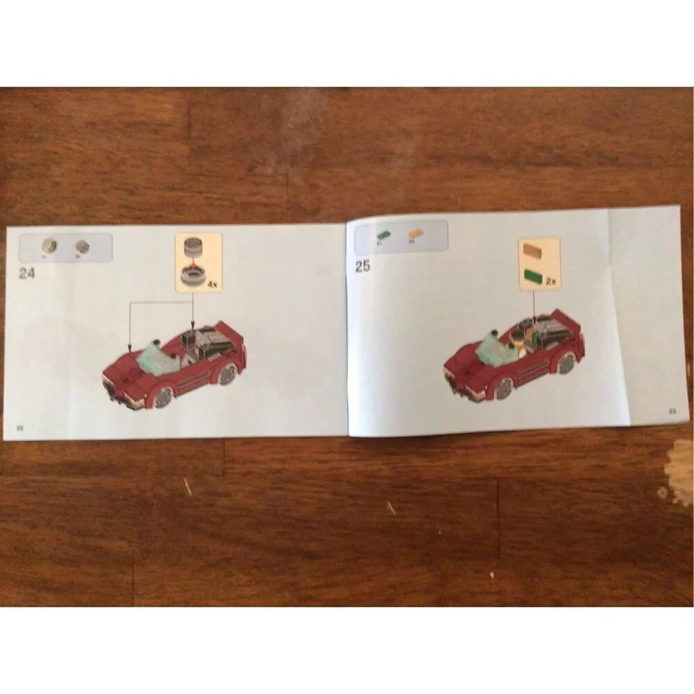 LEGO City High-speed Chase #60138 Instruction Manual Only 1,2,&3 (6057)